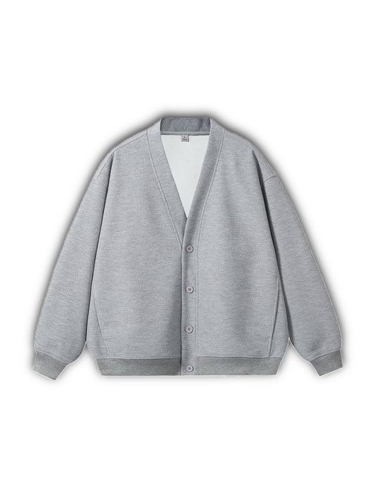 Black/grey korean style cardigan