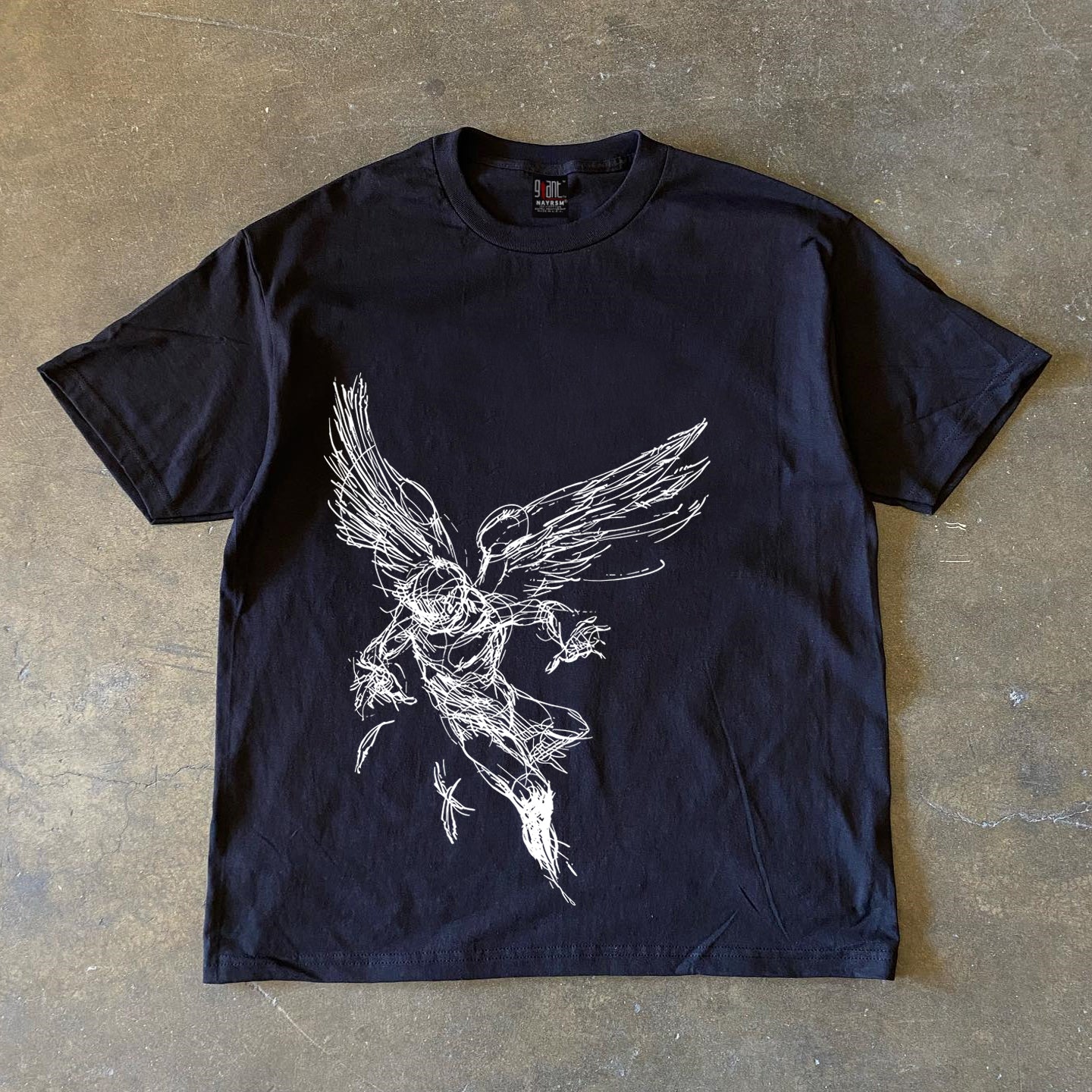 HDT.05: angel sketch T-shirt