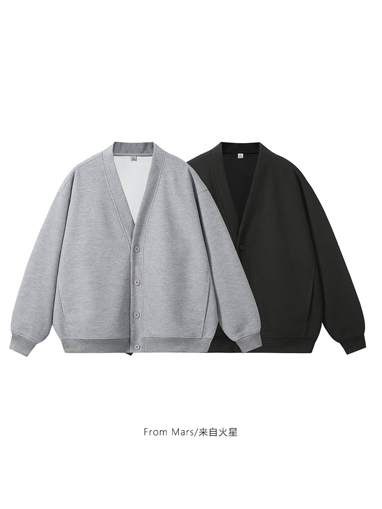 Black/grey korean style cardigan