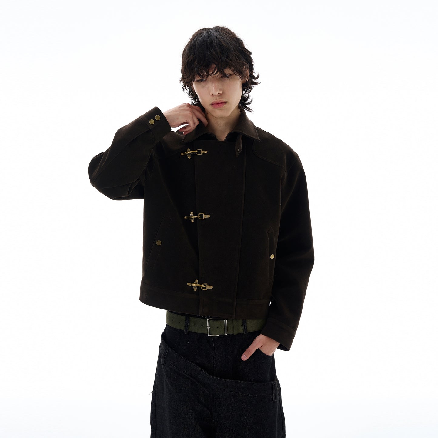 Viral fireman clasp jacket