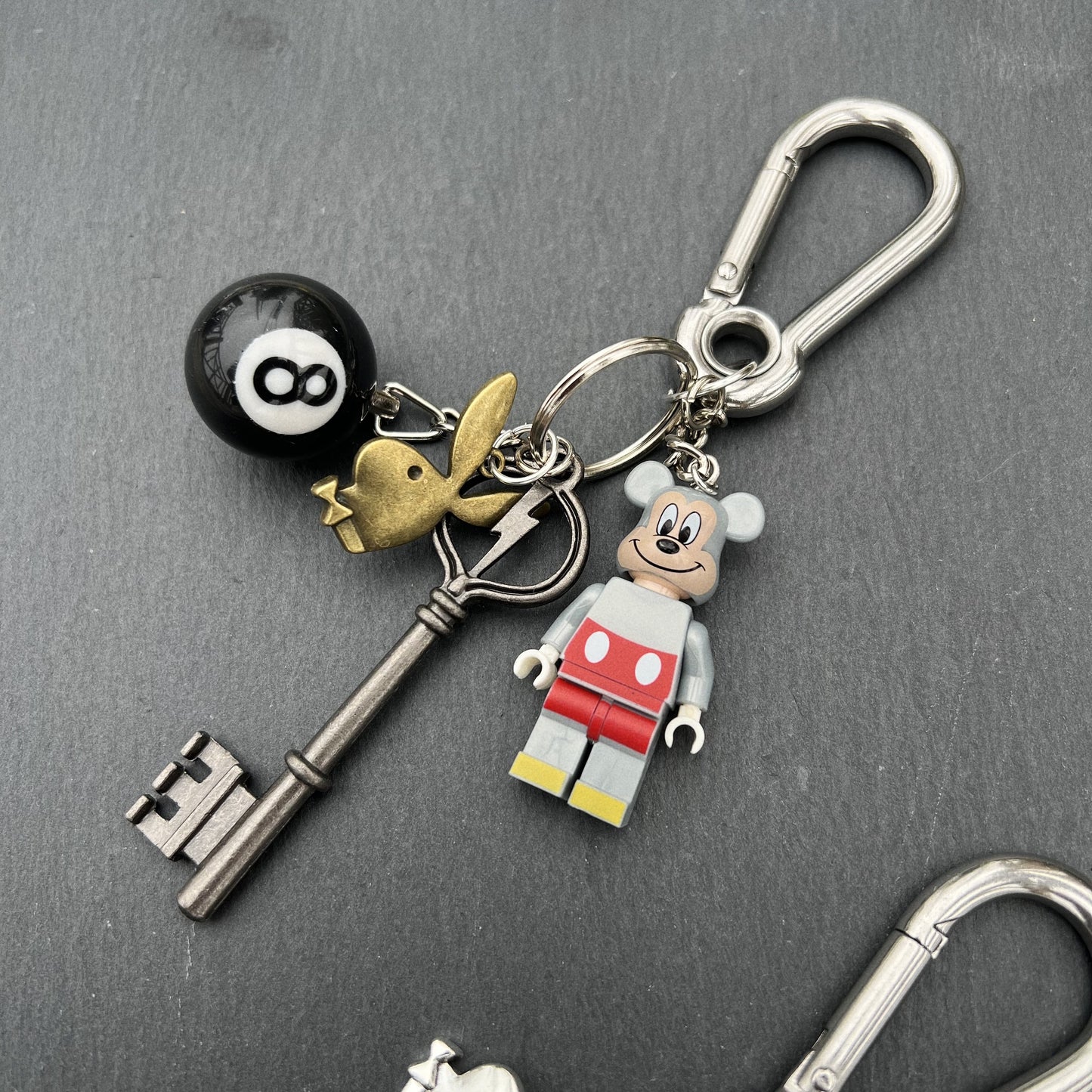Lego figure keychain