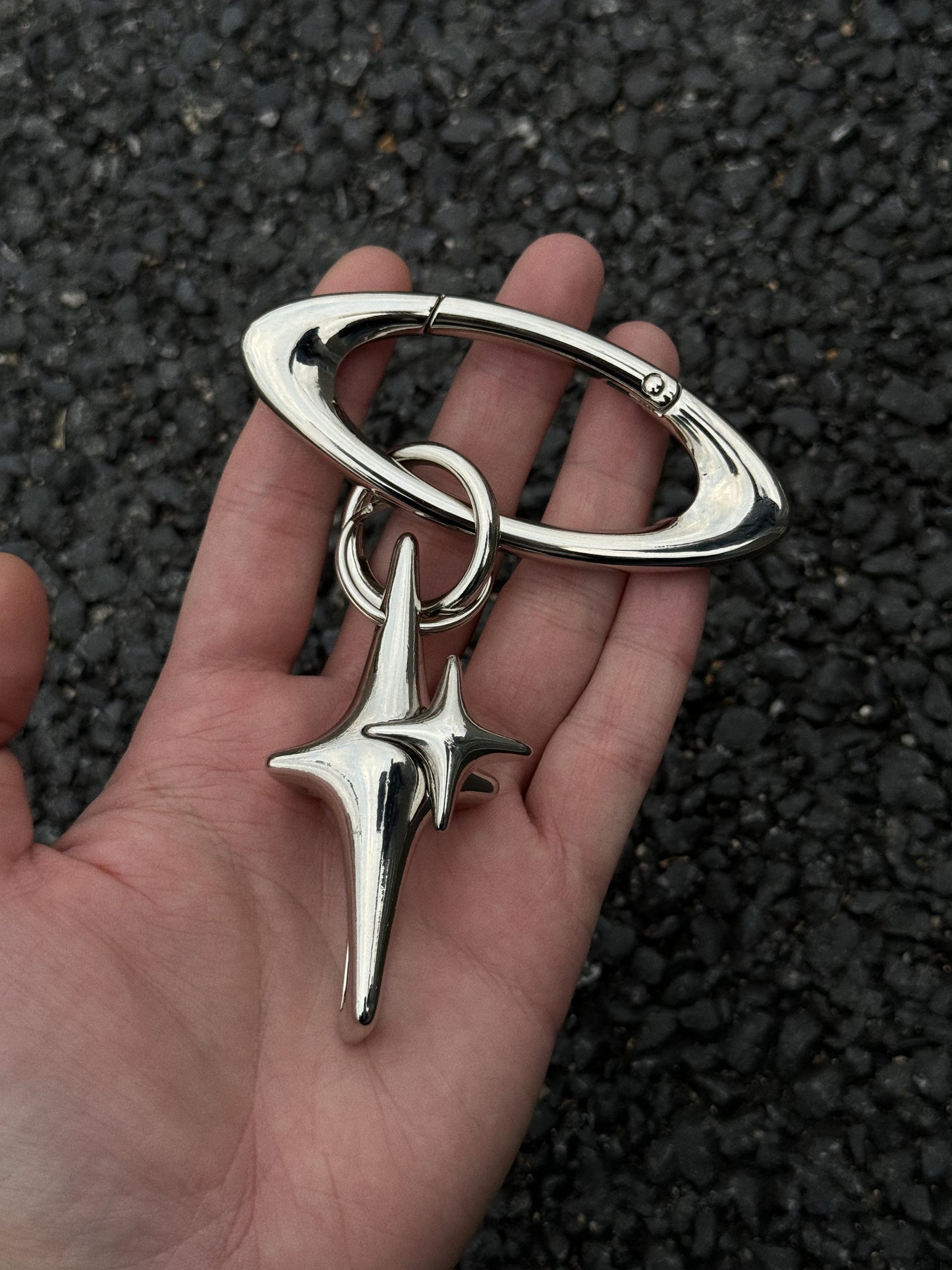 Star lighter case & bottle opener keychain