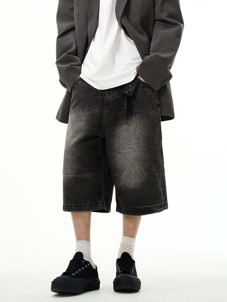 HDB.14: Black washed jorts