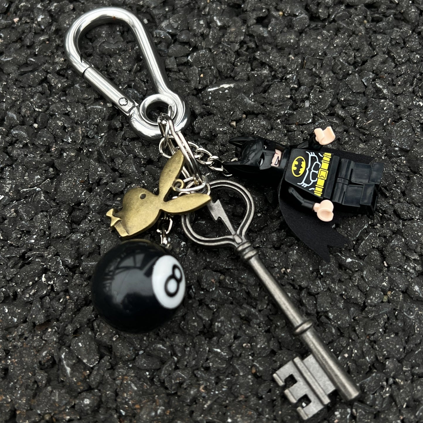 Lego figure keychain