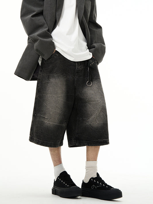 HDB.14: Black washed jorts