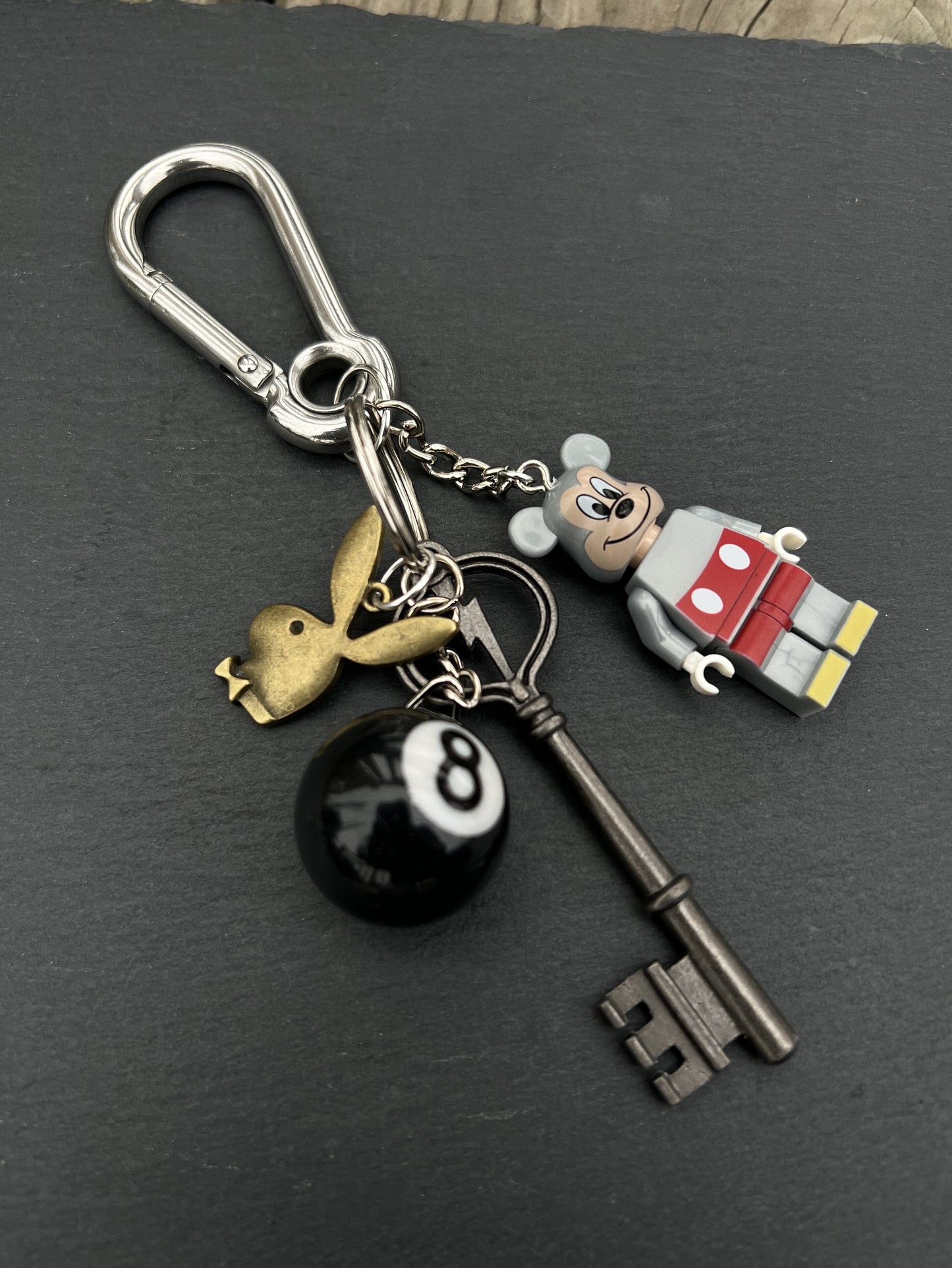 Lego figure keychain