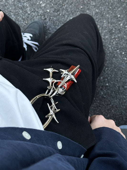 Star lighter case & bottle opener keychain