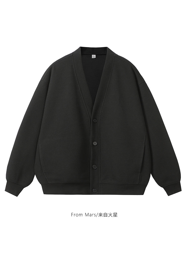 Black/grey korean style cardigan